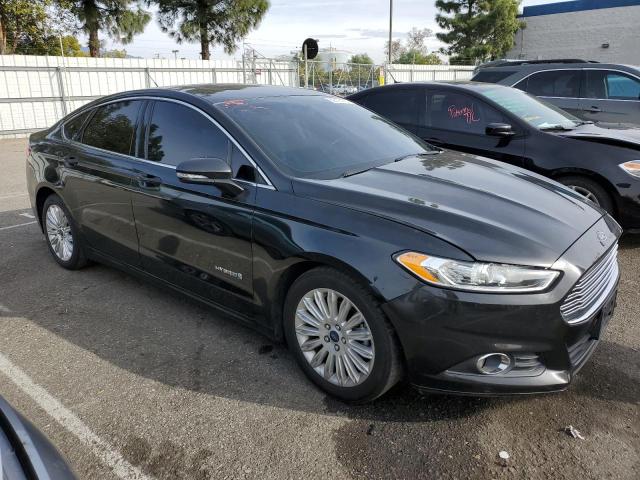 3FA6P0LU9FR245186 - 2015 FORD FUSION SE HYBRID BLACK photo 4