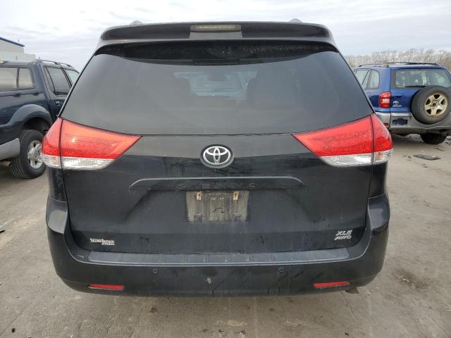 5TDDK3DC0ES076551 - 2014 TOYOTA SIENNA XLE BLACK photo 6