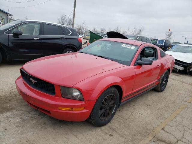 1ZVFT80N475281662 - 2007 FORD MUSTANG RED photo 1