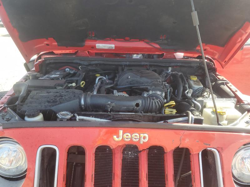 1C4HJWEG1JL919160 - 2018 JEEP WRANGLER U SAHARA Қызыл фото 11