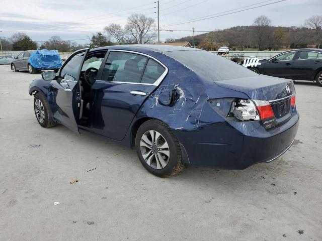 1HGCR2F38DA082853 - 2013 HONDA ACCORD LX ლურჯი ფოტო 2