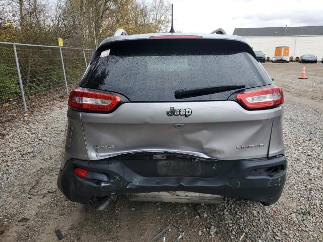 1C4PJMDB2JD567609 - 2018 JEEP CHEROKEE LIMITED ვერცხლისფერი ფოტო 6
