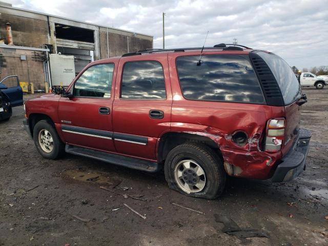 1GNEK13T41R147521 - 2001 CHEVROLET TAHOE K1500 BURGUNDY photo 2