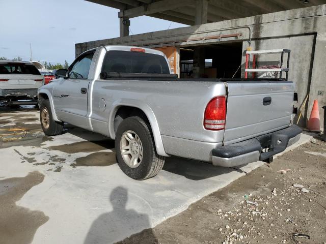 1D7FL16XX3S263302 - 2003 DODGE DAKOTA SXT SILVER photo 2