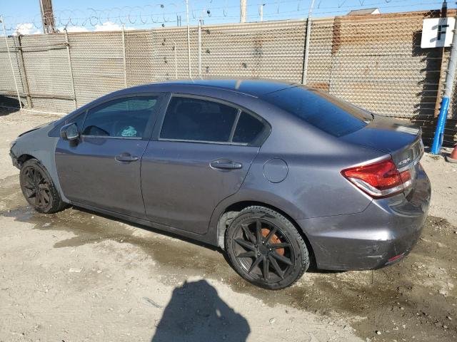 19XFB2E5XFE025881 - 2015 HONDA CIVIC LX GRAY photo 2