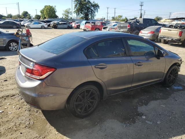19XFB2E5XFE025881 - 2015 HONDA CIVIC LX GRAY photo 3