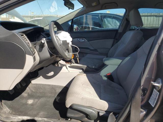 19XFB2E5XFE025881 - 2015 HONDA CIVIC LX GRAY photo 7