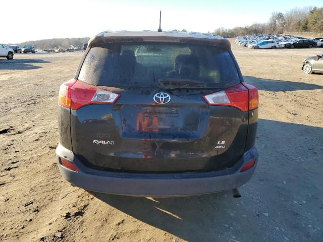 2T3BFREVXDW049997 - 2013 TOYOTA RAV4 LE BLACK photo 6