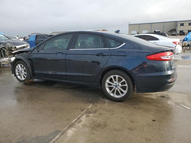 3FA6P0HD6LR257669 - 2020 FORD FUSION SE BLUE photo 2