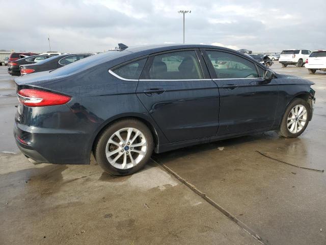 3FA6P0HD6LR257669 - 2020 FORD FUSION SE BLUE photo 3