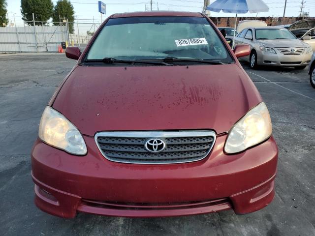 1NXBR32E56Z726653 - 2006 TOYOTA COROLLA CE მუქწითელი ფოტო 5