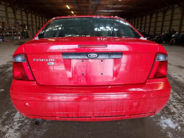 1FAFP34N17W275435 - 2007 FORD FOCUS ZX4 RED photo 6