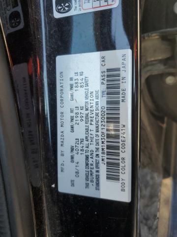 JM1BM1M30F1230020 - 2015 MAZDA 3 GRAND TOURING BLACK photo 12