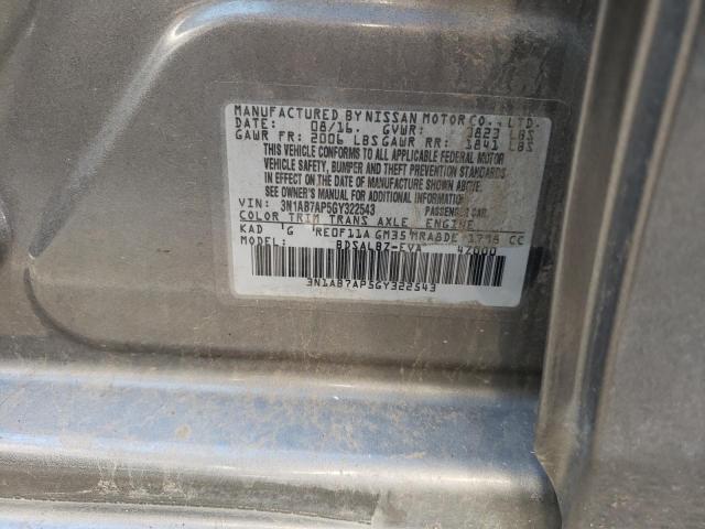 3N1AB7AP5GY322543 - 2016 NISSAN SENTRA S GRAY photo 13