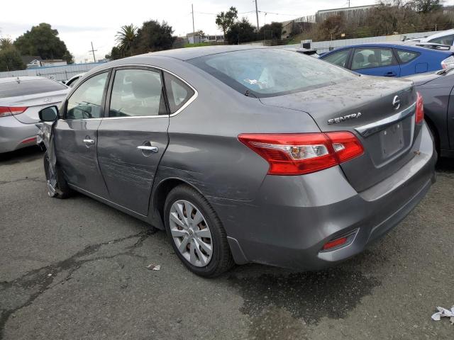 3N1AB7AP5GY322543 - 2016 NISSAN SENTRA S GRAY photo 2