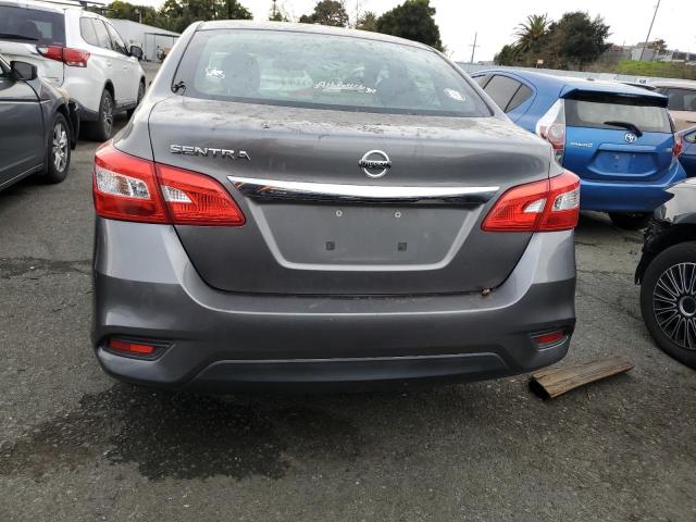 3N1AB7AP5GY322543 - 2016 NISSAN SENTRA S GRAY photo 6