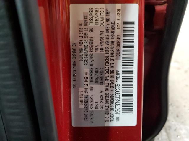 JM3KFBDM8J0300295 - 2018 MAZDA CX-5 GRAND TOURING RED photo 14