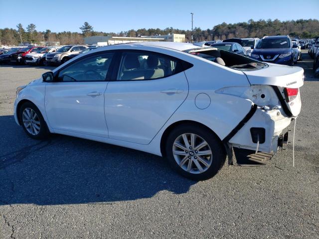 5NPDH4AE7GH796688 - 2016 HYUNDAI ELANTRA SE WHITE photo 2