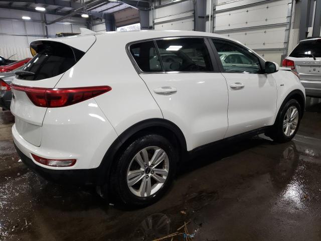 KNDPMCAC5H7230360 - 2017 KIA SPORTAGE LX WHITE photo 3