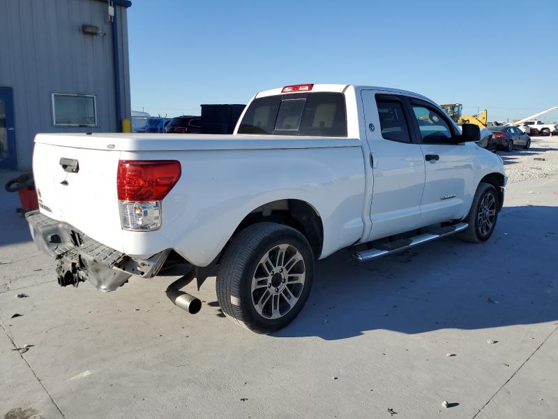 5TFRM5F13CX040352 - 2012 TOYOTA TUNDRA DOUBLE CAB SR5 WHITE photo 3