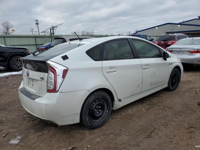 JTDKN3DU2C5490330 - 2012 TOYOTA PRIUS WHITE photo 3