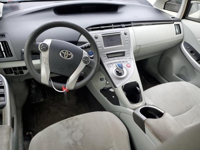 JTDKN3DU2C5490330 - 2012 TOYOTA PRIUS WHITE photo 8