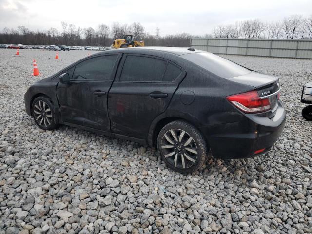 19XFB2F98FE213641 - 2015 HONDA CIVIC EXL BLACK photo 2