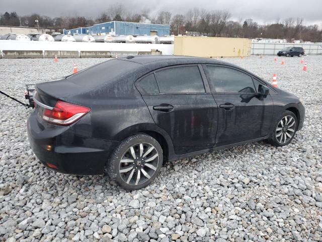 19XFB2F98FE213641 - 2015 HONDA CIVIC EXL შავი ფოტო 3