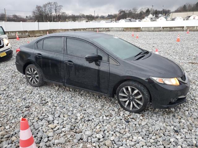 19XFB2F98FE213641 - 2015 HONDA CIVIC EXL შავი ფოტო 4