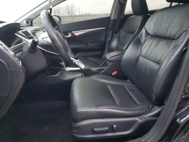 19XFB2F98FE213641 - 2015 HONDA CIVIC EXL შავი ფოტო 7