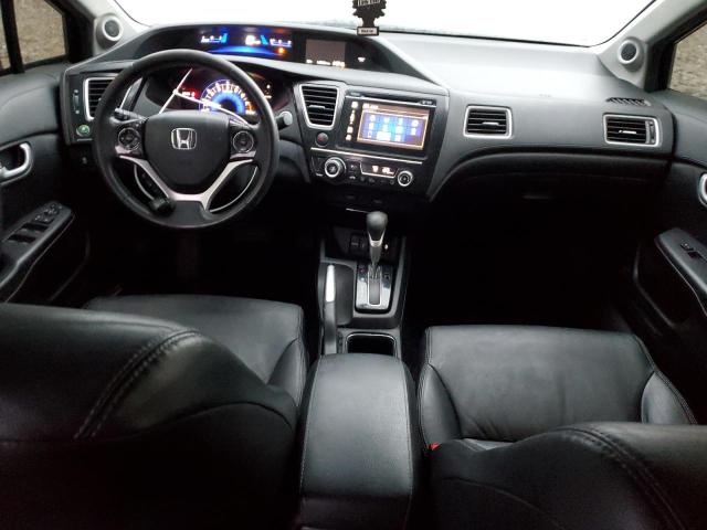 19XFB2F98FE213641 - 2015 HONDA CIVIC EXL შავი ფოტო 8