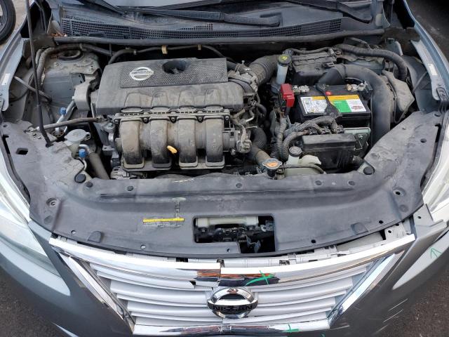 3N1AB7AP8DL608170 - 2013 NISSAN SENTRA S SILVER photo 11