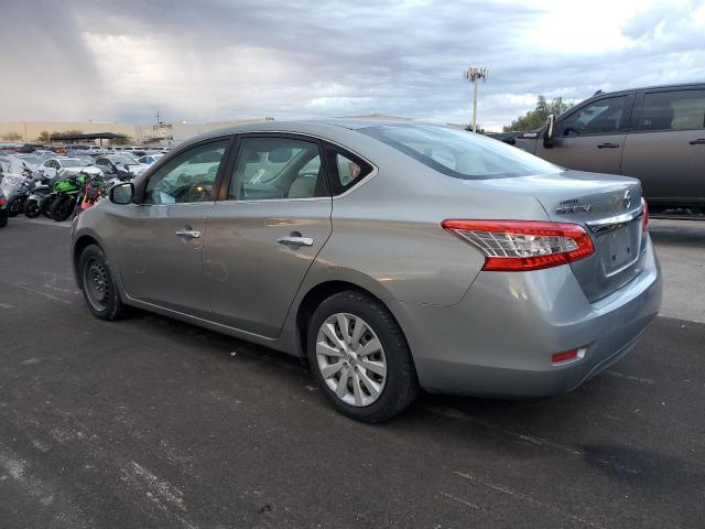 3N1AB7AP8DL608170 - 2013 NISSAN SENTRA S SILVER photo 2