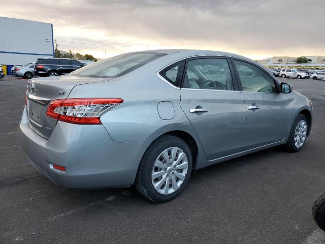 3N1AB7AP8DL608170 - 2013 NISSAN SENTRA S SILVER photo 3