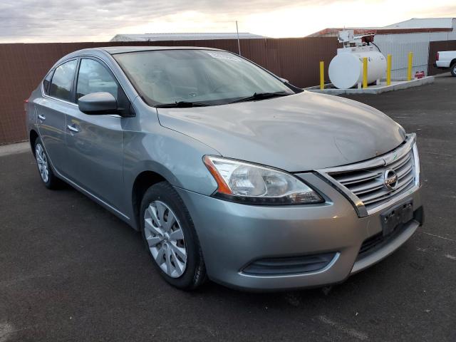 3N1AB7AP8DL608170 - 2013 NISSAN SENTRA S SILVER photo 4