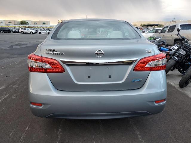 3N1AB7AP8DL608170 - 2013 NISSAN SENTRA S SILVER photo 6