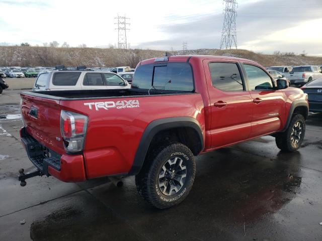 3TMCZ5AN4LM320451 - 2020 TOYOTA TACOMA DOUBLE CAB RED photo 3