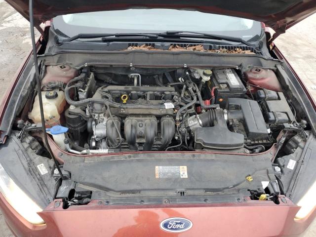 3FA6P0H70ER162182 - 2014 FORD FUSION SE RED photo 11