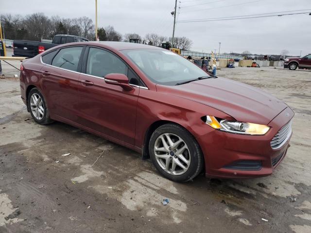 3FA6P0H70ER162182 - 2014 FORD FUSION SE RED photo 4