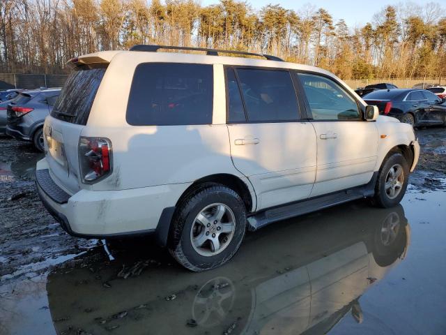 5FNYF18637B010209 - 2007 HONDA PILOT EXL WHITE photo 3