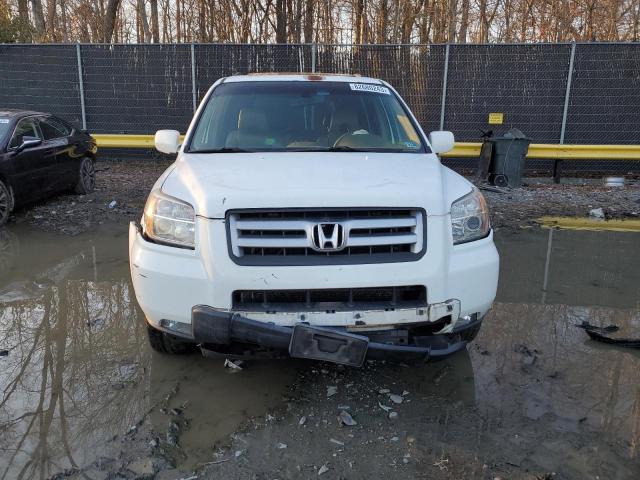 5FNYF18637B010209 - 2007 HONDA PILOT EXL WHITE photo 5