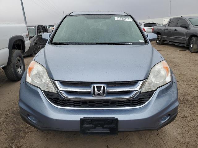 JHLRE3H73BC009372 - 2011 HONDA CR-V EXL BLUE photo 5