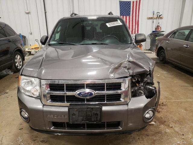 1FMCU0D71CKB04333 - 2012 FORD ESCAPE XLT GRAY photo 5