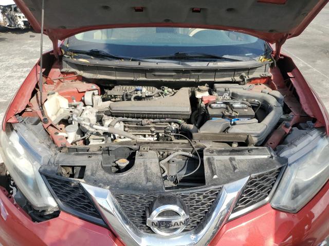 5N1AT2MT6FC769830 - 2015 NISSAN ROGUE S RED photo 12