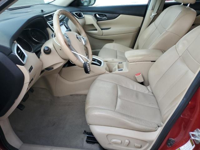 5N1AT2MT6FC769830 - 2015 NISSAN ROGUE S RED photo 7