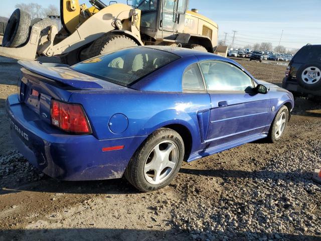 1FAFP40654F141754 - 2004 FORD MUSTANG BLUE photo 3