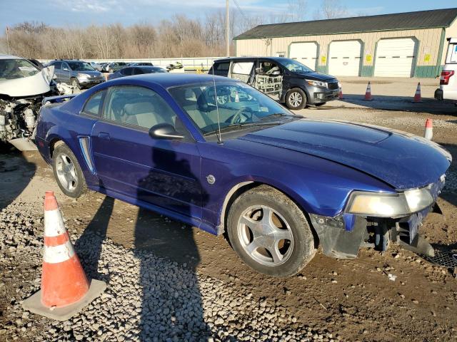 1FAFP40654F141754 - 2004 FORD MUSTANG BLUE photo 4