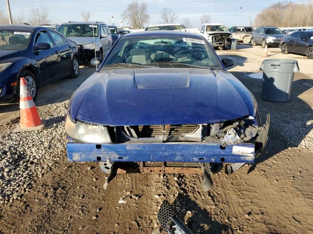 1FAFP40654F141754 - 2004 FORD MUSTANG BLUE photo 5