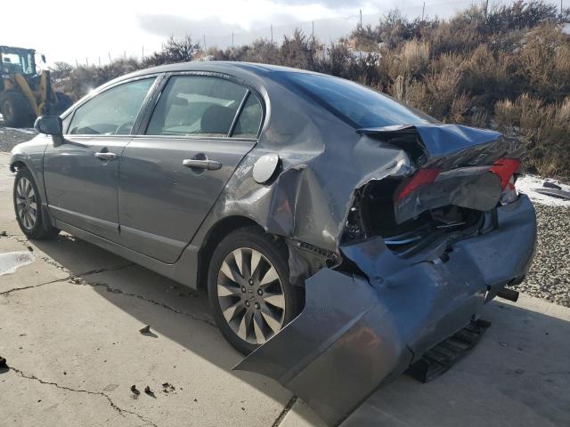 1HGFA16849L020677 - 2009 HONDA CIVIC EX GRAY photo 2