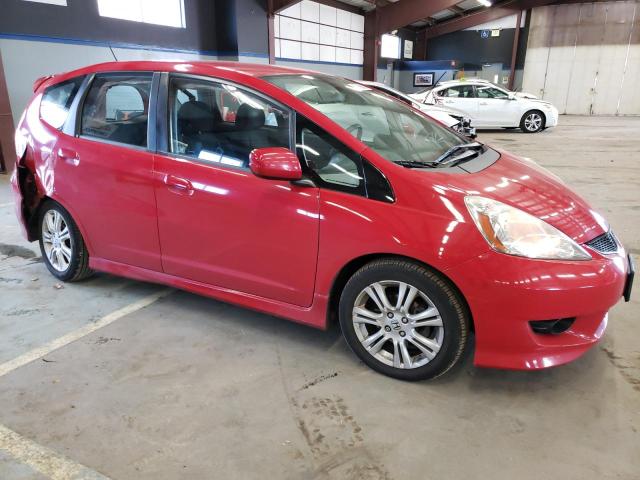 JHMGE8H59BS001653 - 2011 HONDA FIT SPORT RED photo 4